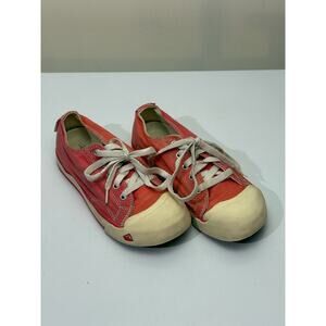Keen Coronado III canvas coral slip-on sneakers kids size 1